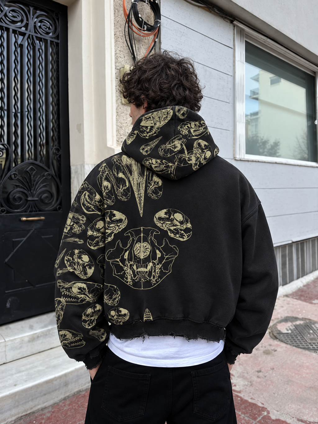 Fractured Pulse Zipper Hoodie
