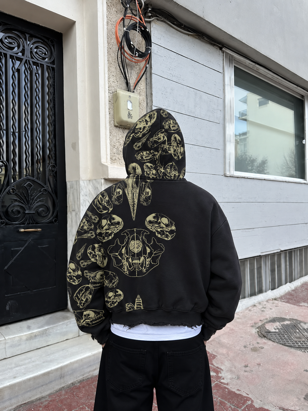Fractured Pulse Zipper Hoodie